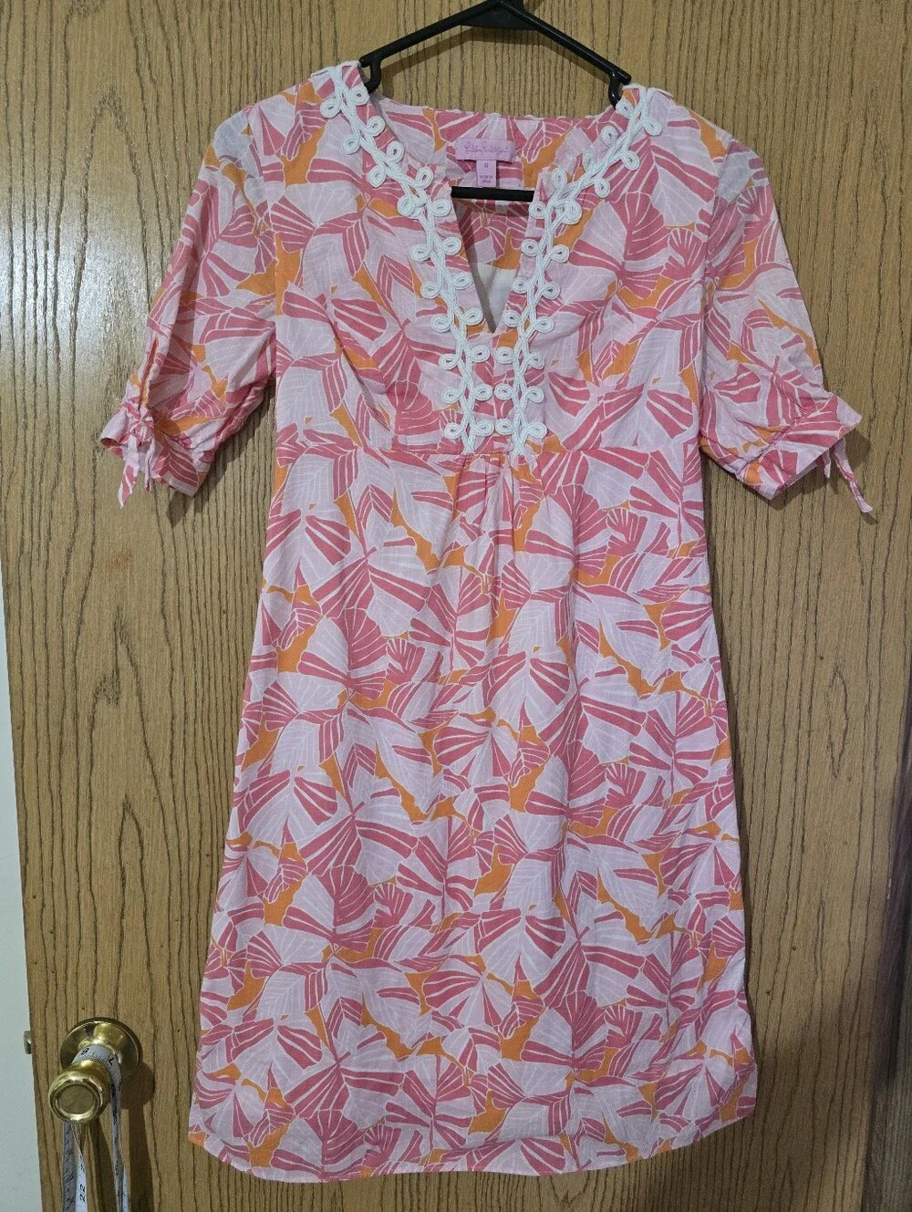 Lilly Pulitzer tie short sleeves